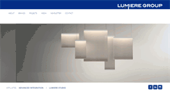 Desktop Screenshot of lumieregroup.net